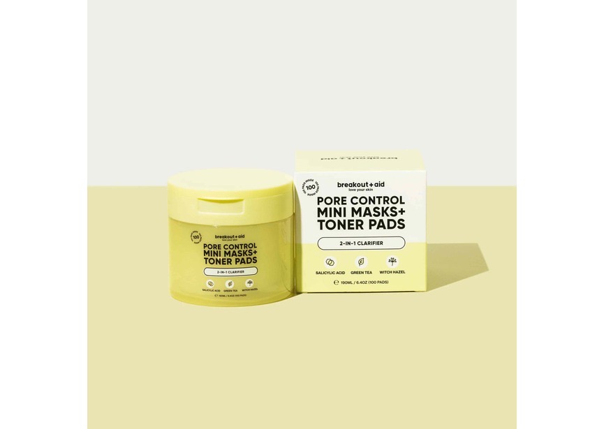 BREAKOUT AID- PORE CONTROL MINI MASKS + TONER PADS